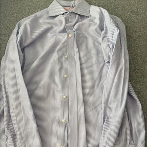 Men's Blue Striped Shirt